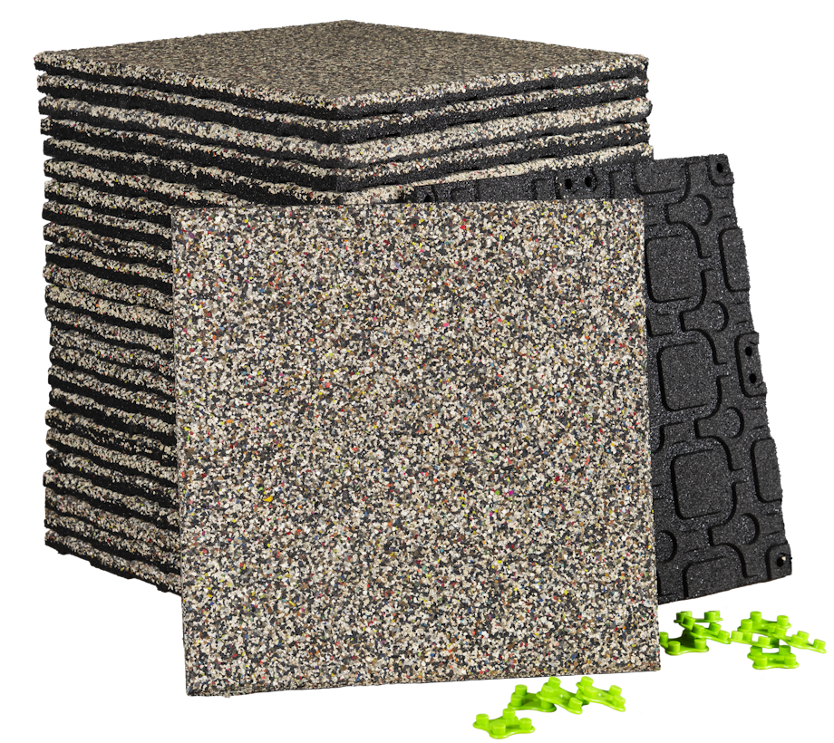 genbrugte gummifliser esosportt - rubber recycled tiles recycled rubber floorings