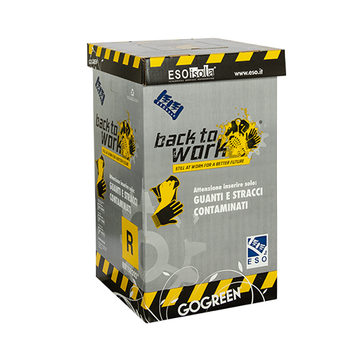 ESObox guanti e stracci contaminati